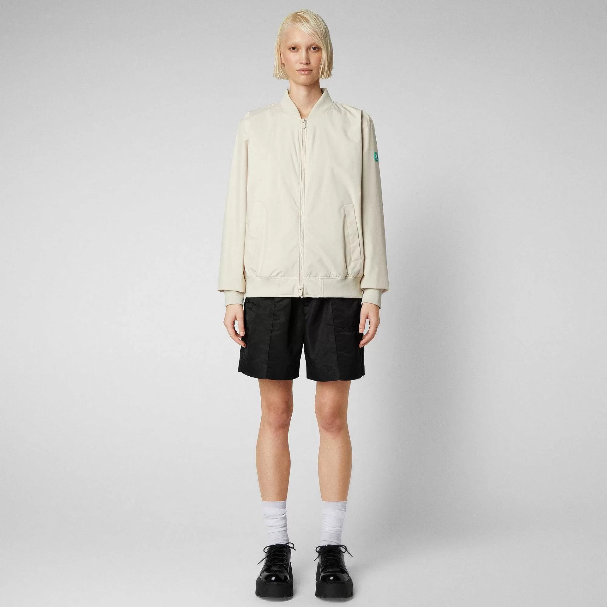 Giacche^Save The Duck Giacca Unisex Olen Beige Crema