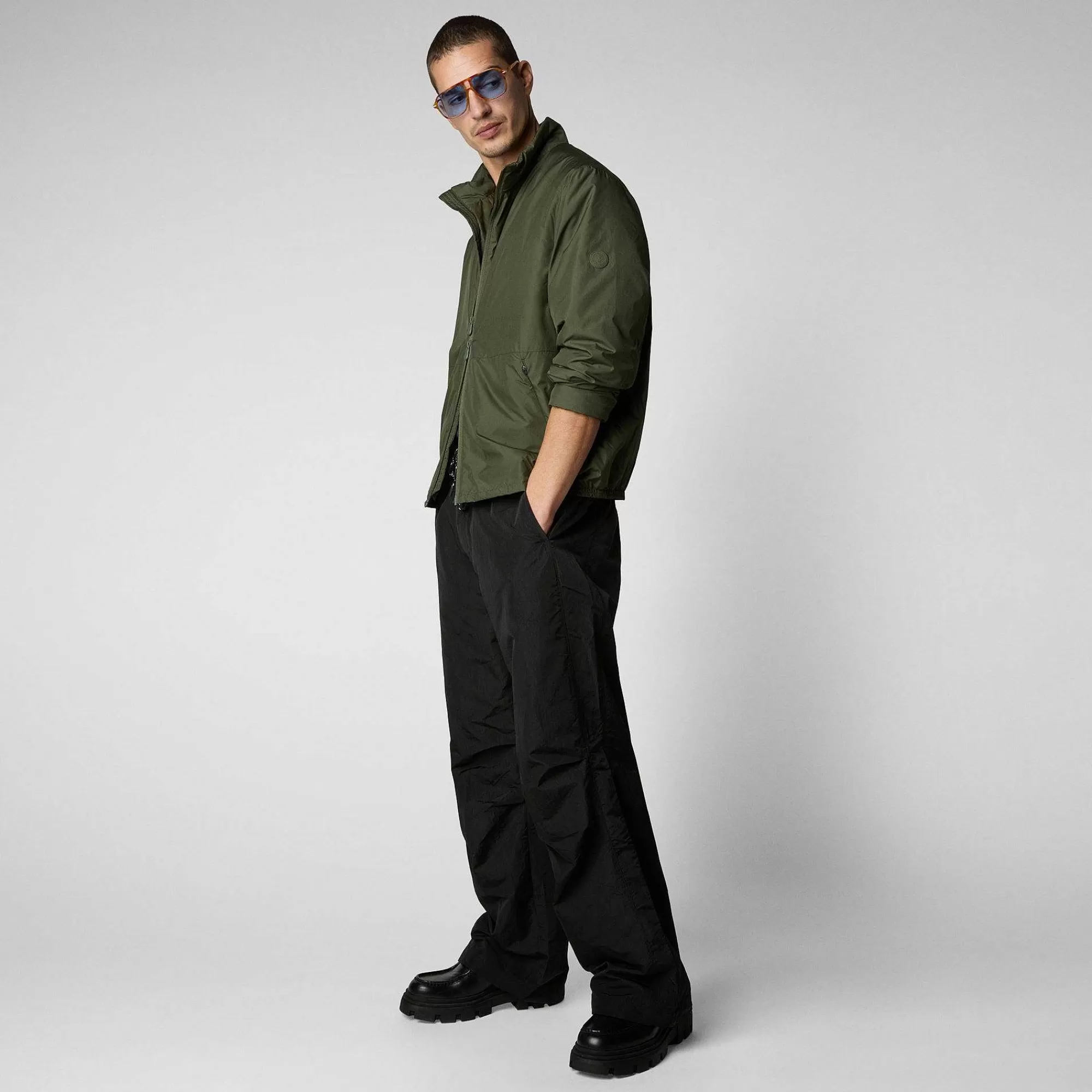 Giacche^Save The Duck Giacca Uomo Yonas Verde Oliva