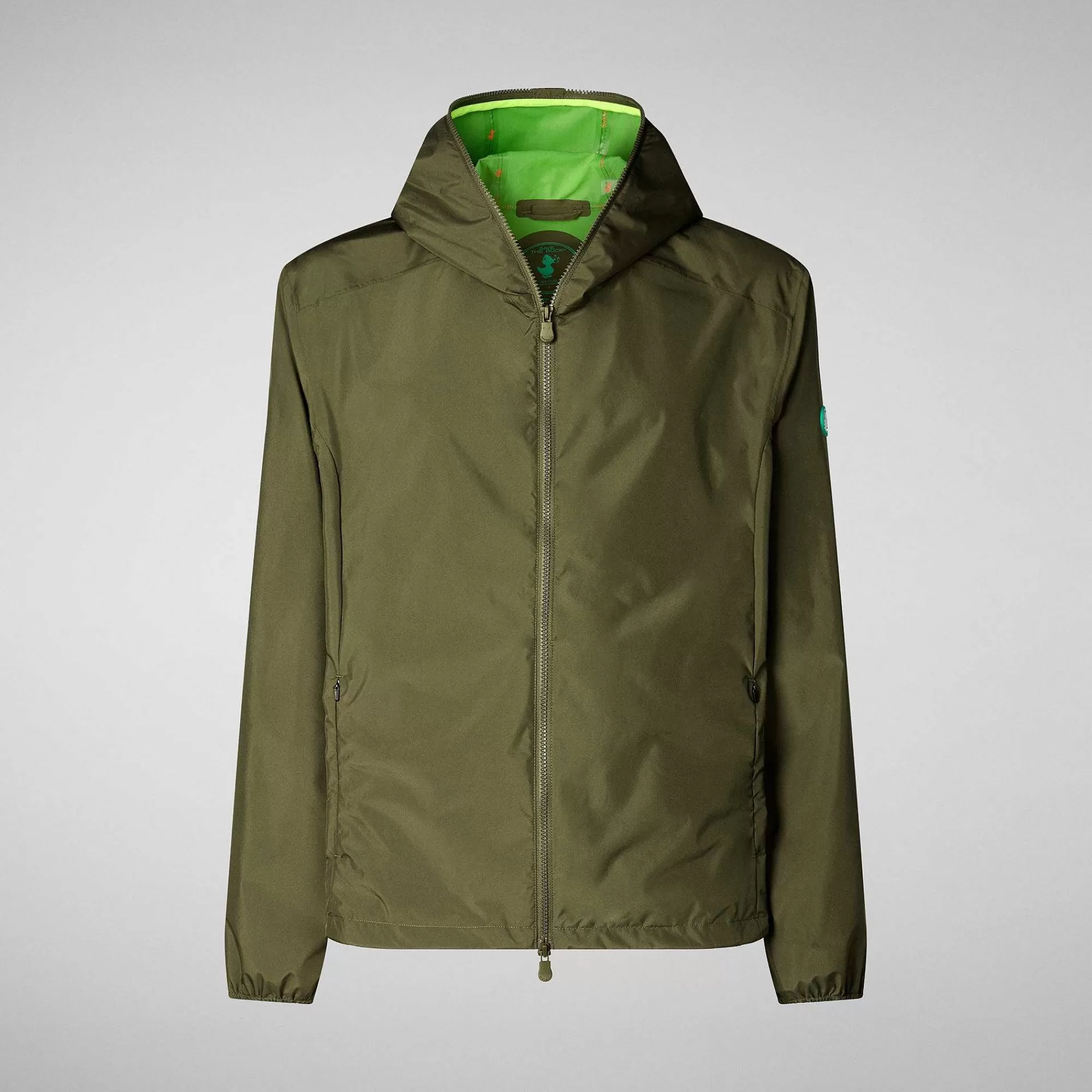 Giacche^Save The Duck Giacca Uomo Zayn Verde Oliva