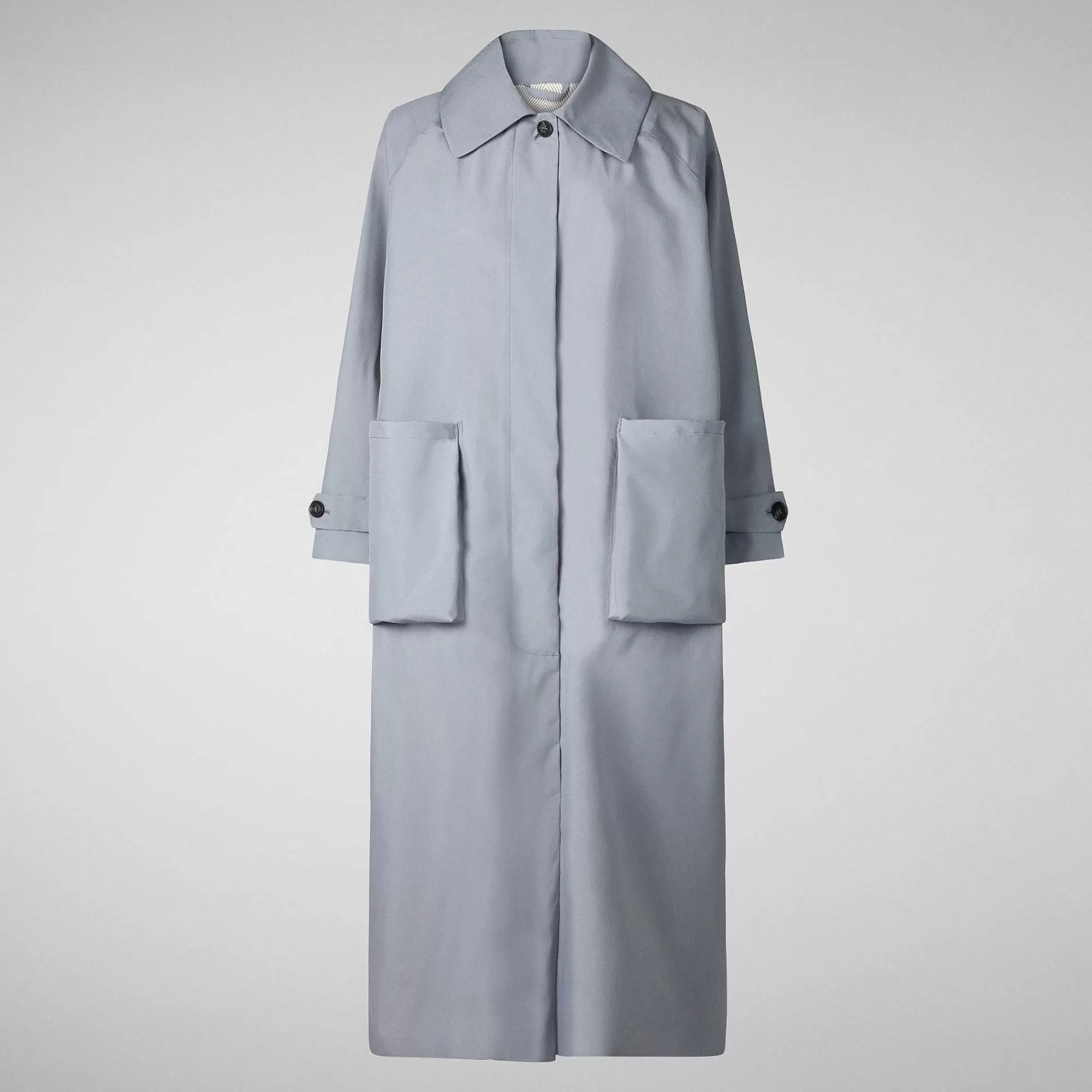 Impermeabili^Save The Duck Impermeabile Donna Yani Grigio Ardesia