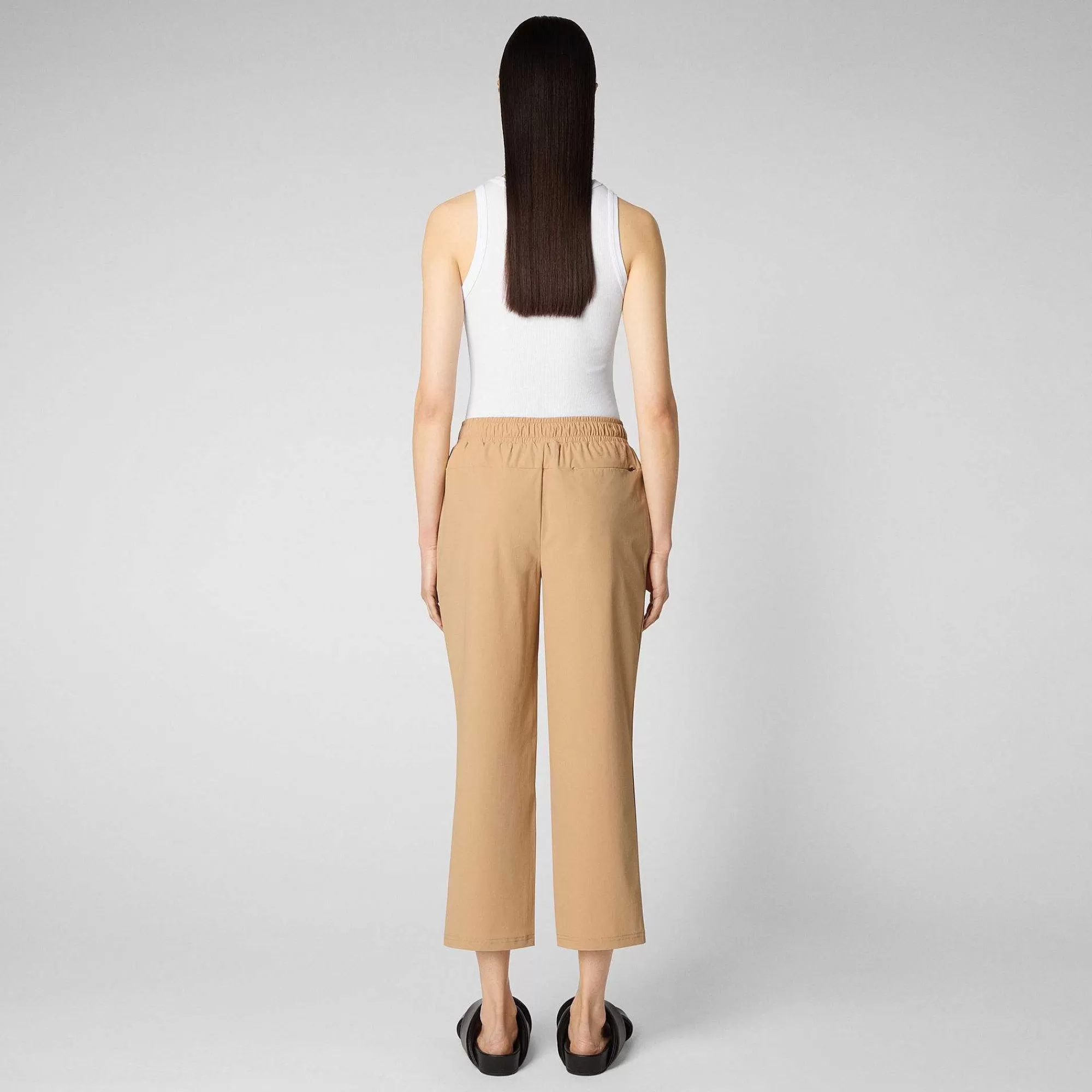 Pantaloni & Gonne^Save The Duck Pantaloni Donna Milan Beige Biscotto