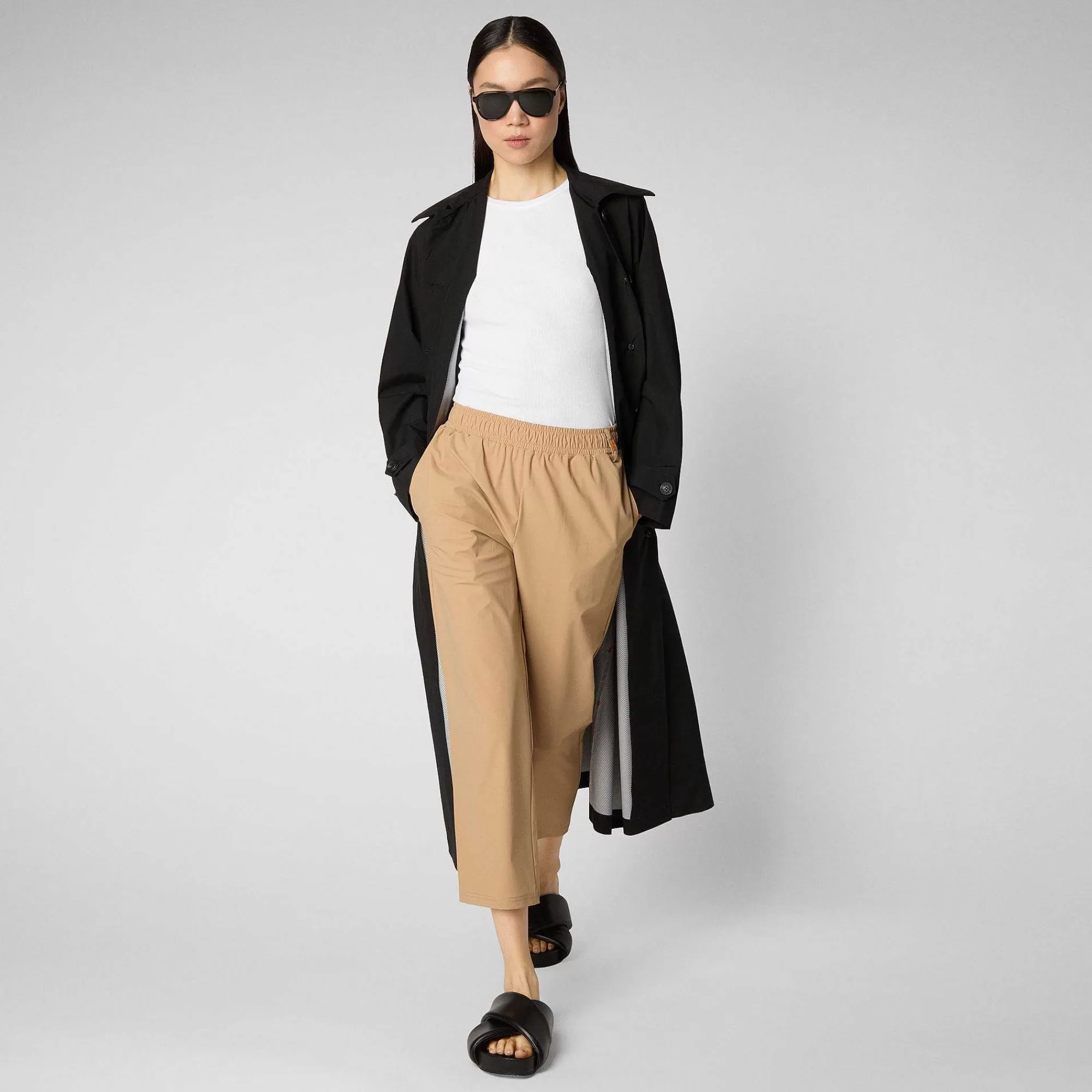 Pantaloni & Gonne^Save The Duck Pantaloni Donna Milan Beige Biscotto