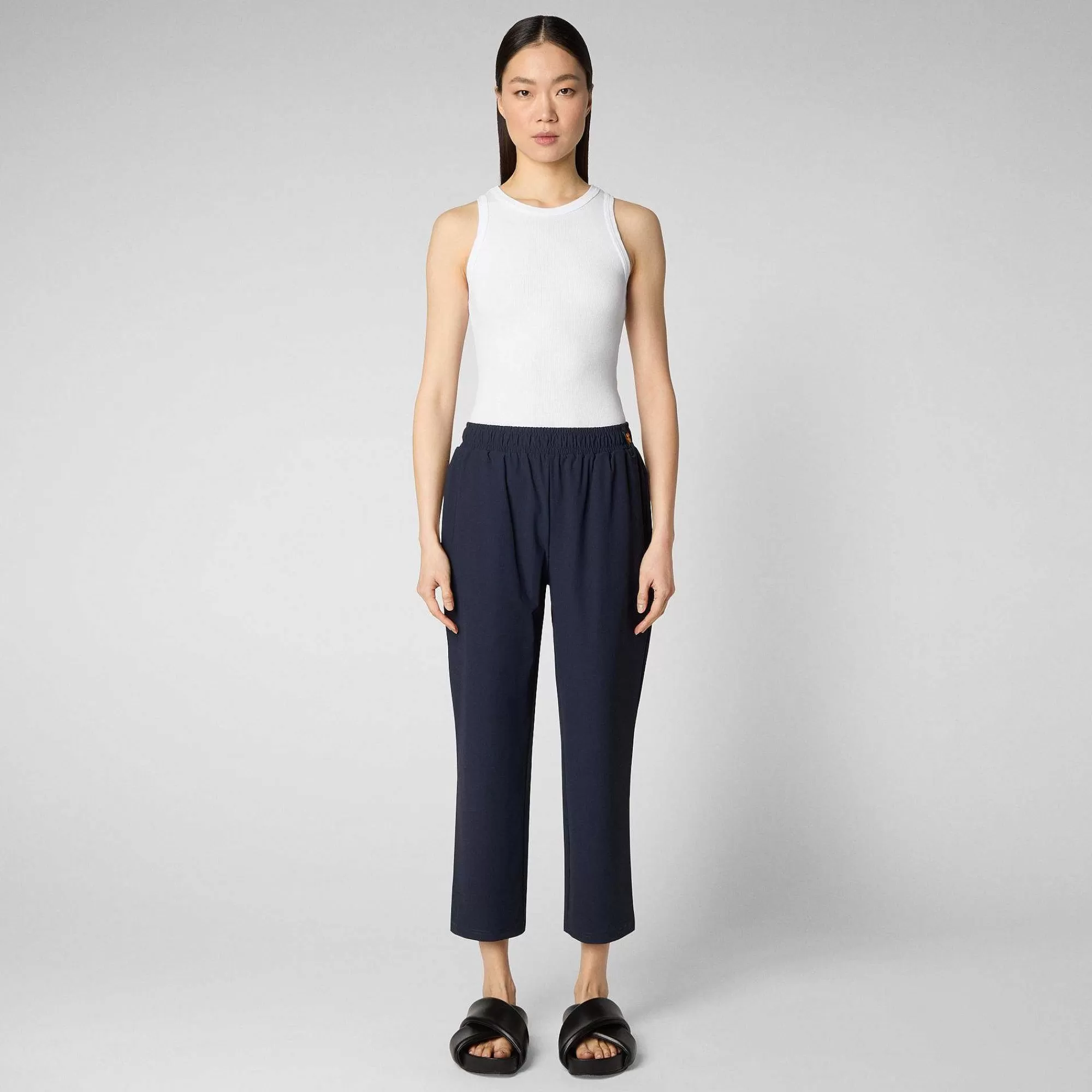Pantaloni & Gonne^Save The Duck Pantaloni Donna Milan Blu Navy
