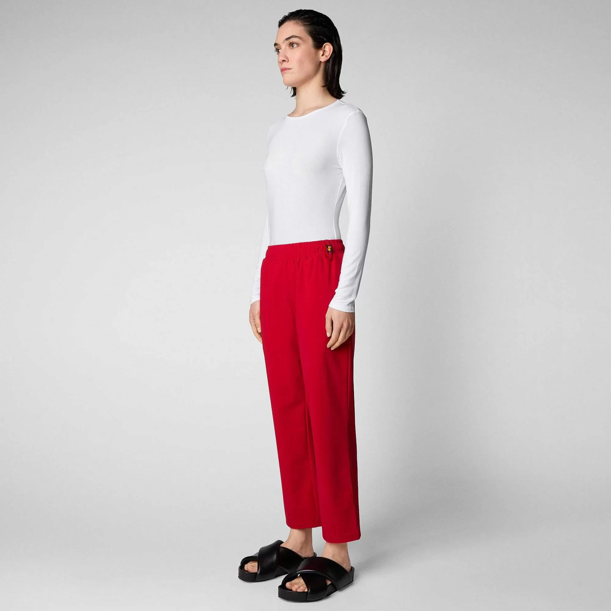 Pantaloni & Gonne^Save The Duck Pantaloni Donna Milan Rosso Pomodoro