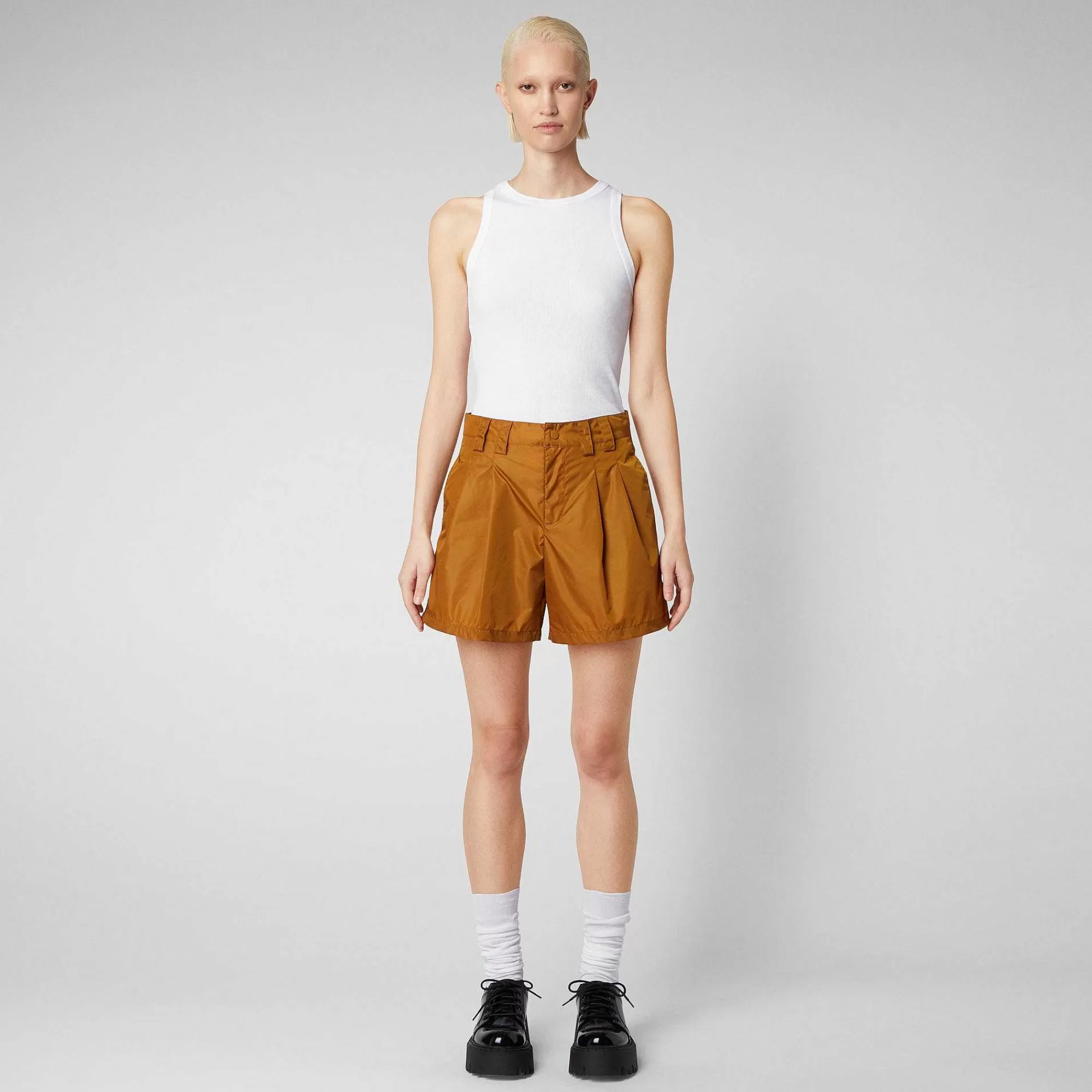 Pantaloni & Gonne^Save The Duck Pantaloni Donna Noy Marrone Sandalo
