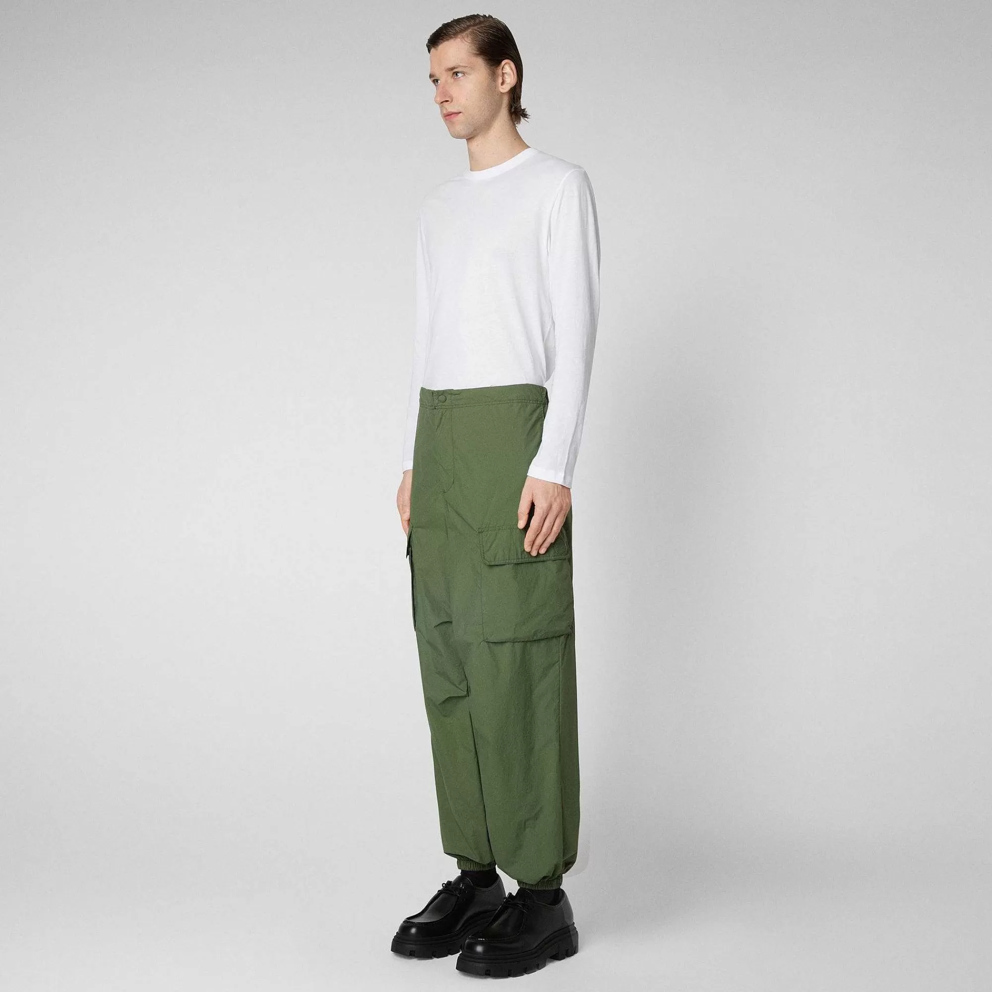Pantaloni & Gonne^Save The Duck Pantaloni Unisex Tru Verde Oliva
