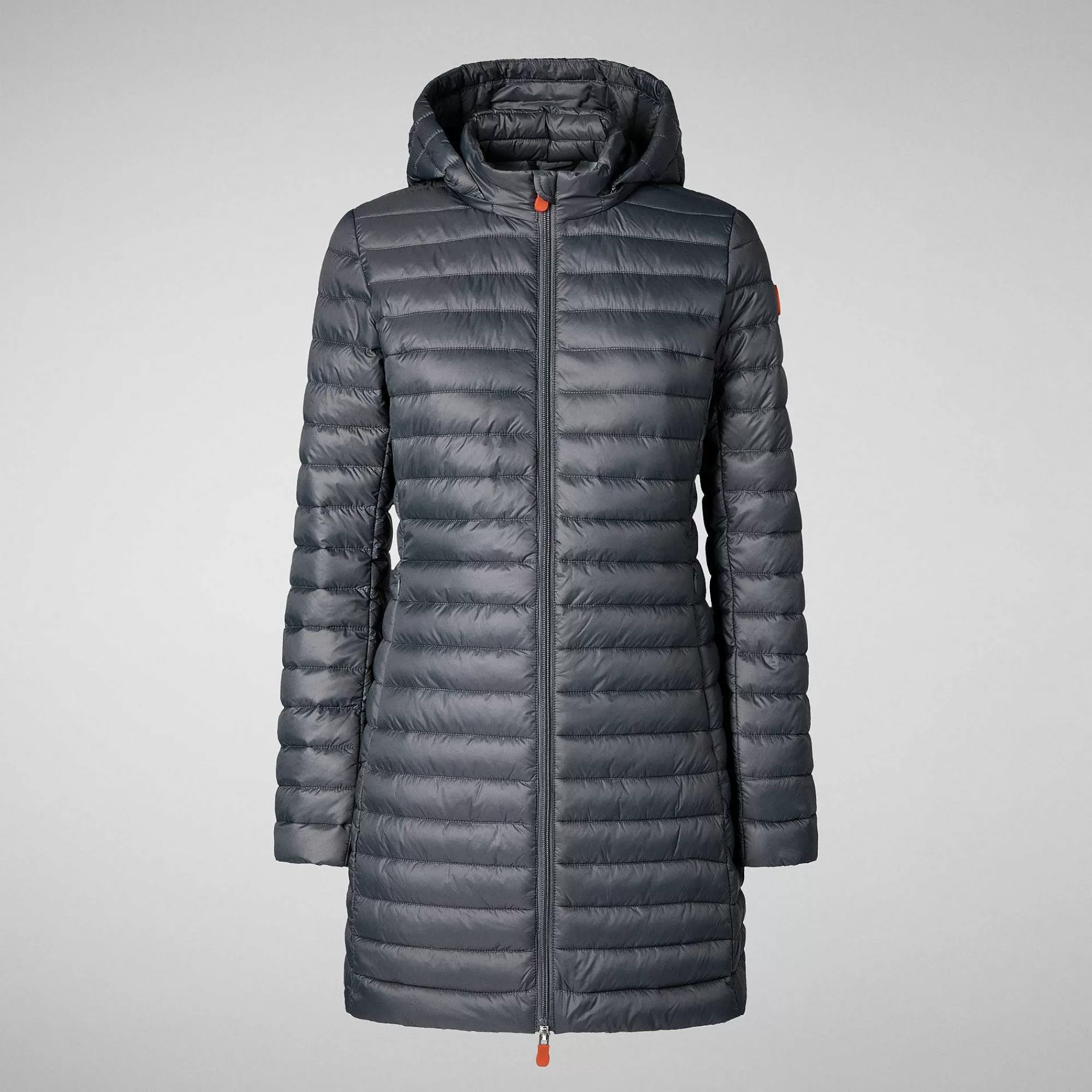 Piumini Animal-Free^Save The Duck Piumino Animal Free Donna Bryanna Grigio Tempesta