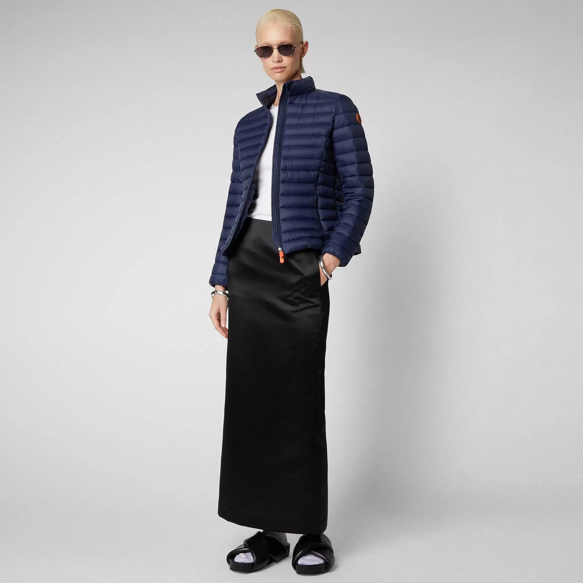 Piumini Animal-Free^Save The Duck Piumino Animal Free Donna Carly Blu Navy