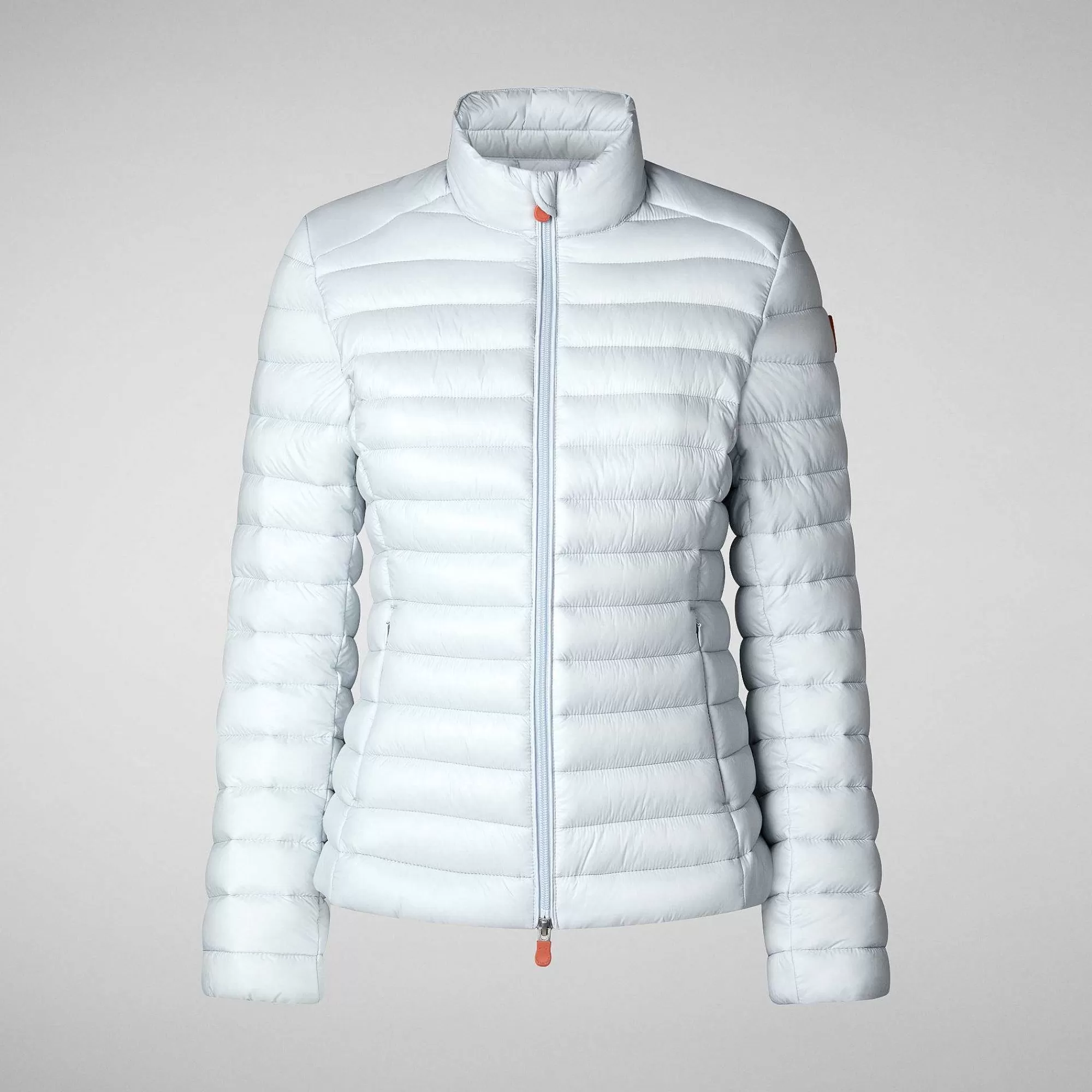 Piumini Animal-Free^Save The Duck Piumino Animal Free Donna Carly Grigio Ghiaccio
