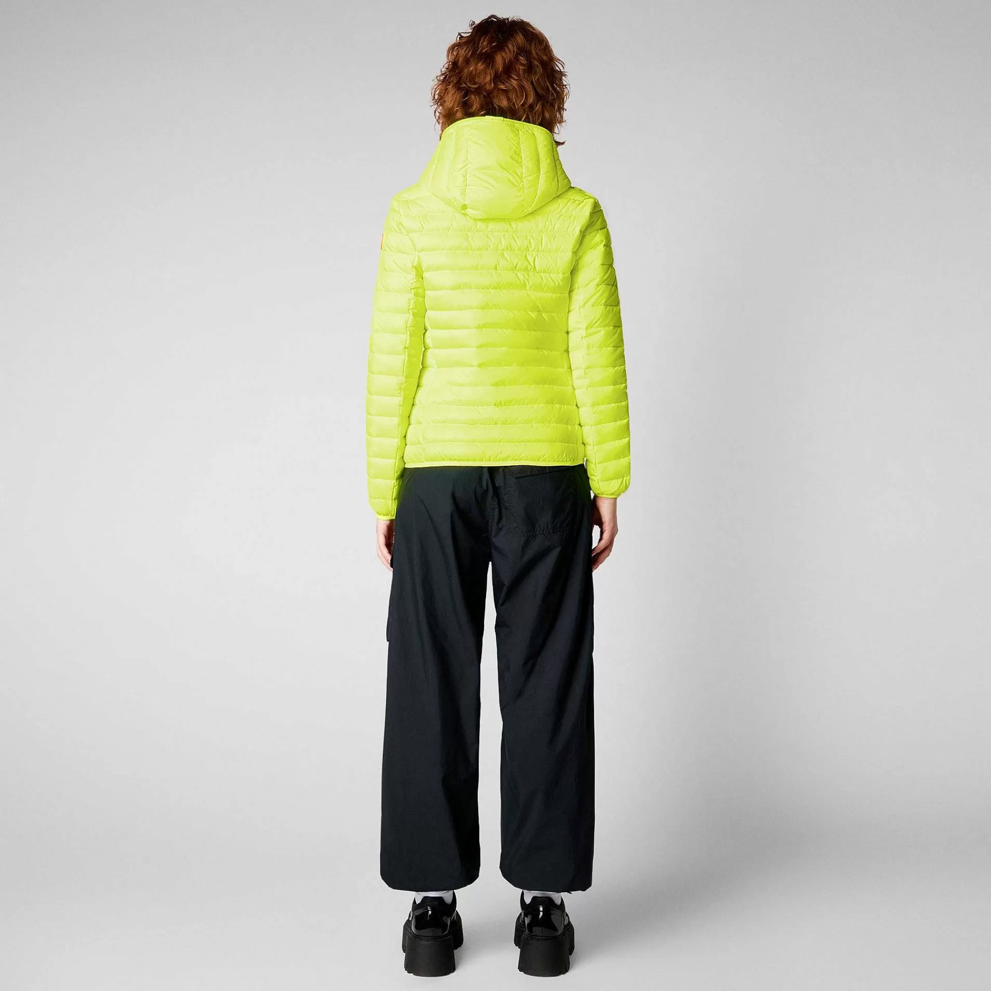 Piumini Animal-Free^Save The Duck Piumino Animal Free Donna Kyla Giallo Fluo