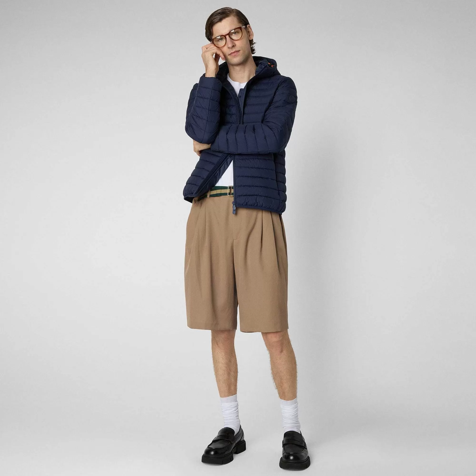 Piumini Animal-Free^Save The Duck Piumino Animal Free Uomo Cael Blu Navy