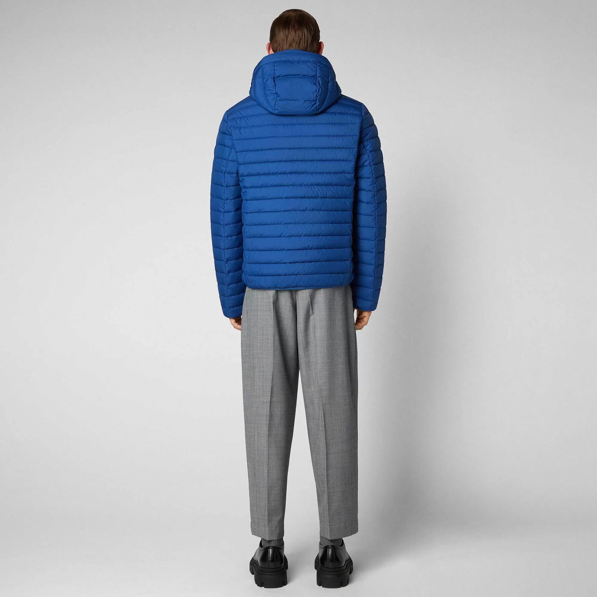 Piumini Animal-Free^Save The Duck Piumino Animal Free Uomo Cael Blu Oceano