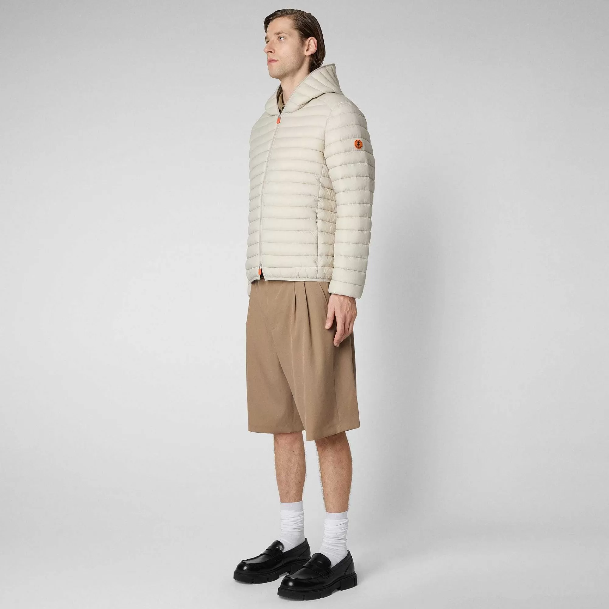 Piumini Animal-Free^Save The Duck Piumino Animal Free Uomo Donald Beige Chiaro