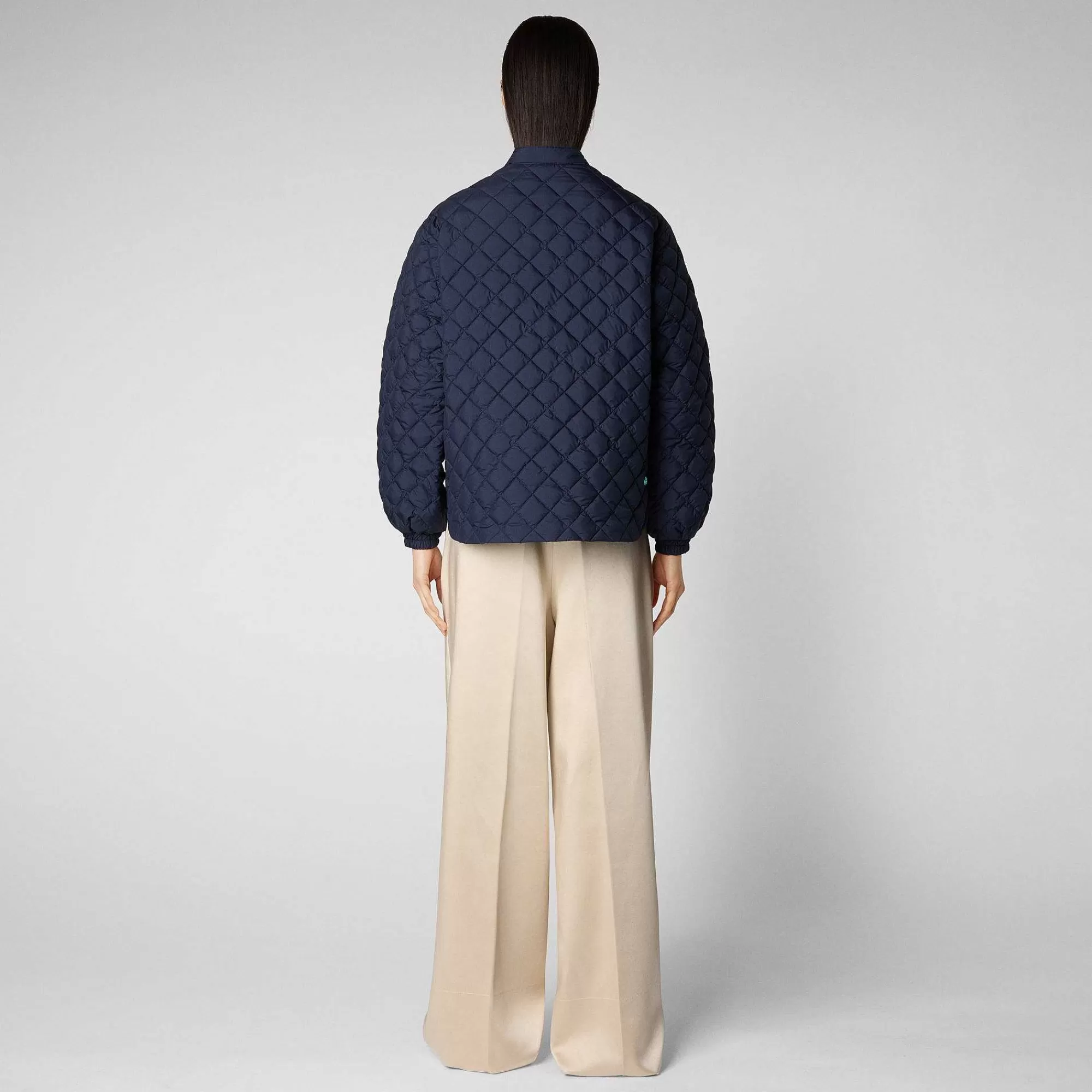 Piumini Animal-Free^Save The Duck Piumino Animal-Free Donna Vesper Blu Navy