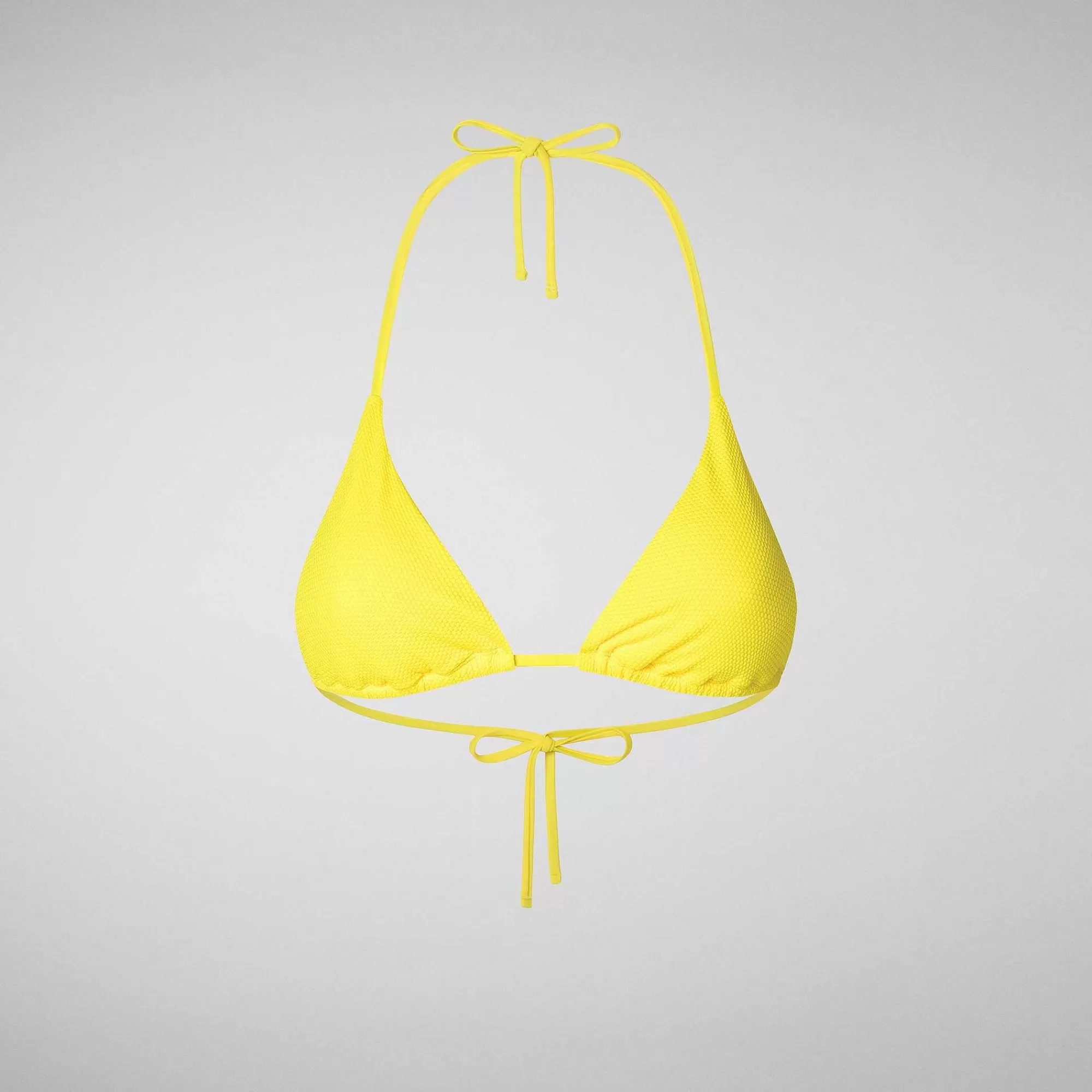 Costumi Da Bagno^Save The Duck Top Bikini A Triangolo Riva In Giallo Sole