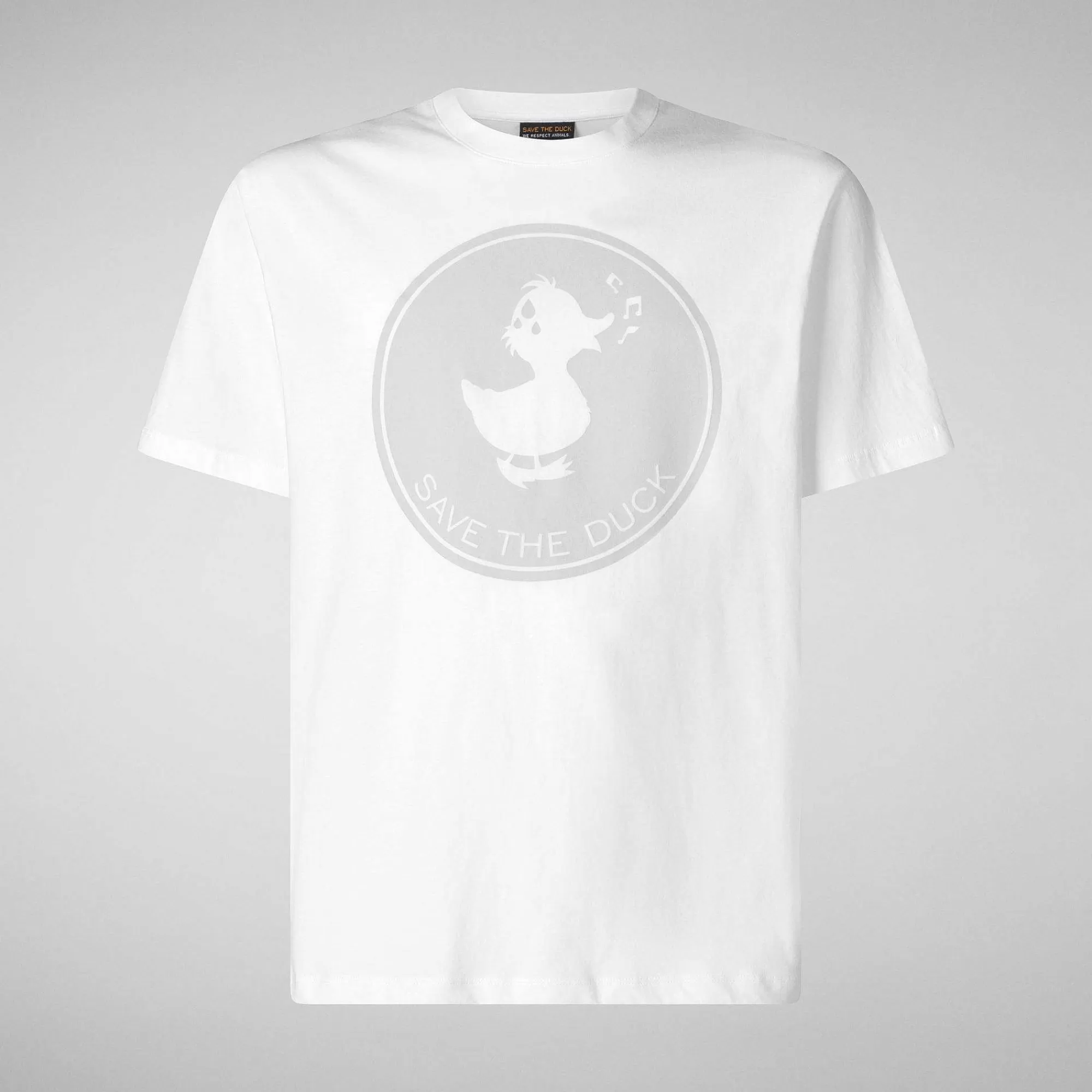 Magliette & Felpe^Save The Duck T-Shirt Uomo Pepo Bianco