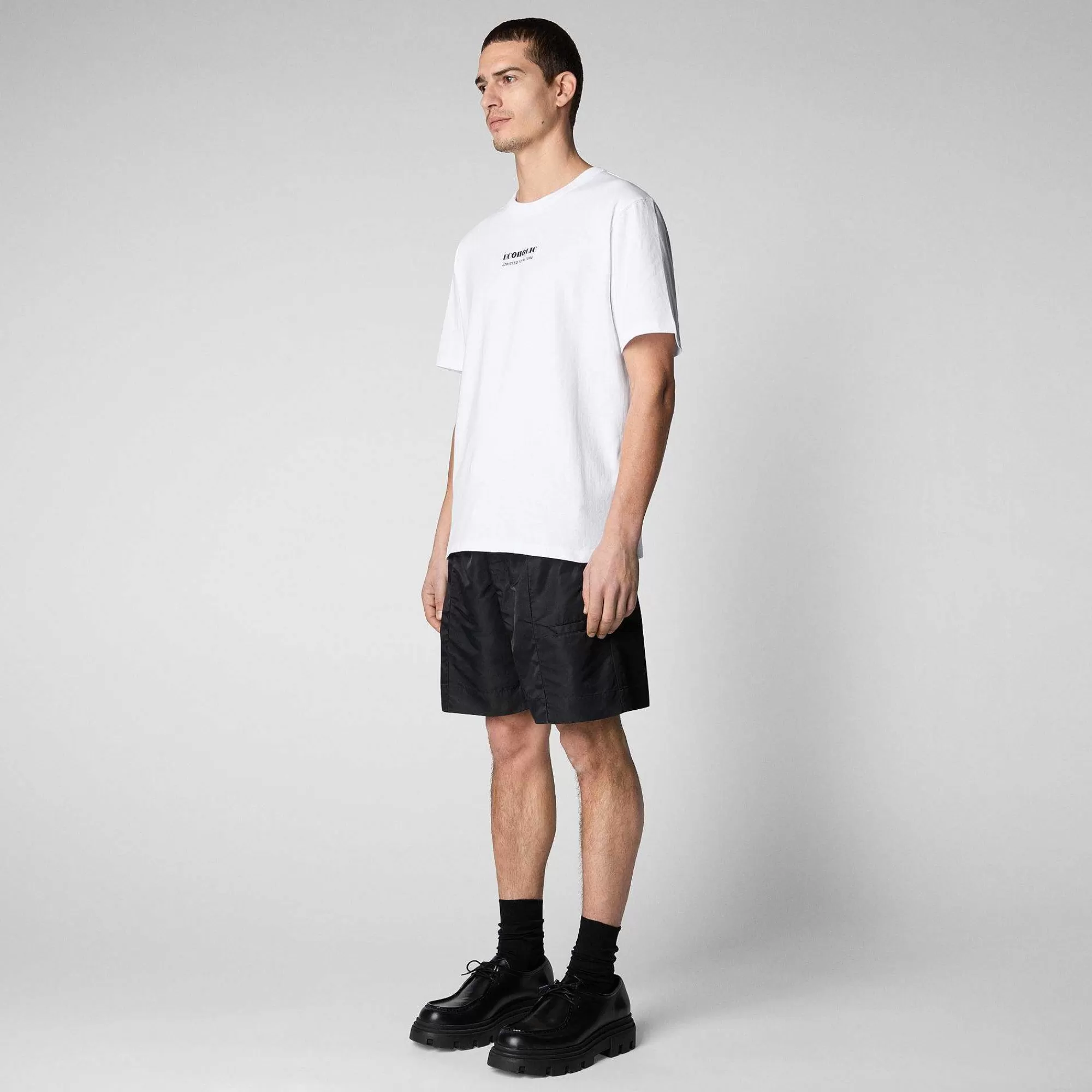 Magliette & Felpe^Save The Duck T-Shirt Uomo Udo Bianco